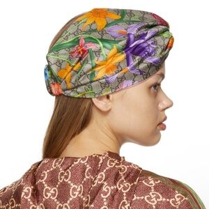 Authentic Gucci Multicolor Floral Headband
